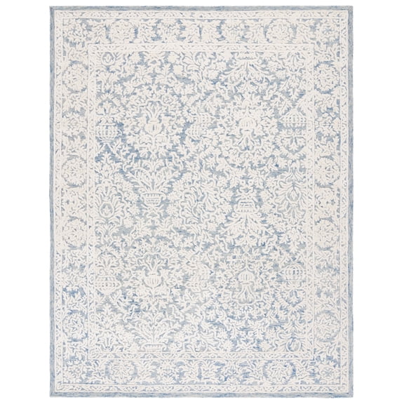 SAFAVIEH Metro Amias Medallion Area Rug, Blue/Ivory, 8' x 10'
