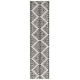 thumbnail image 1 of SAFAVIEH Metro Andrew Diamond Runner Rug, Black/Beige, 2'3" x 9', 1 of 8
