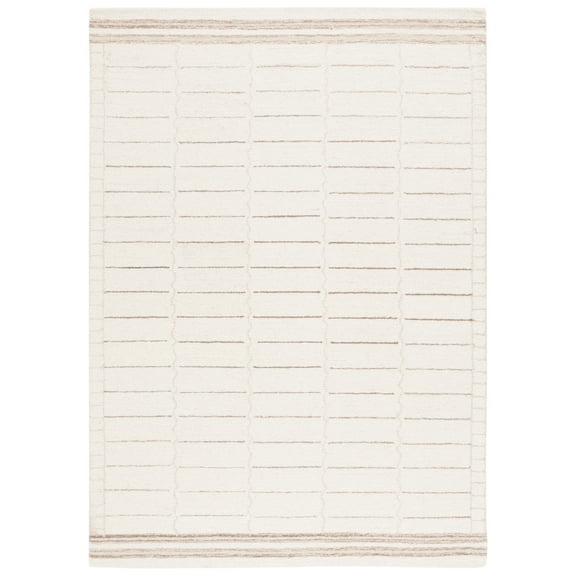 SAFAVIEH Metro Anrai Geometric Area Rug, Ivory/Brown, 8' x 10'