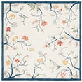thumbnail image 1 of SAFAVIEH Metro Antoine Floral Area Rug, Ivory/Blue, 6' x 6' Square, 1 of 11