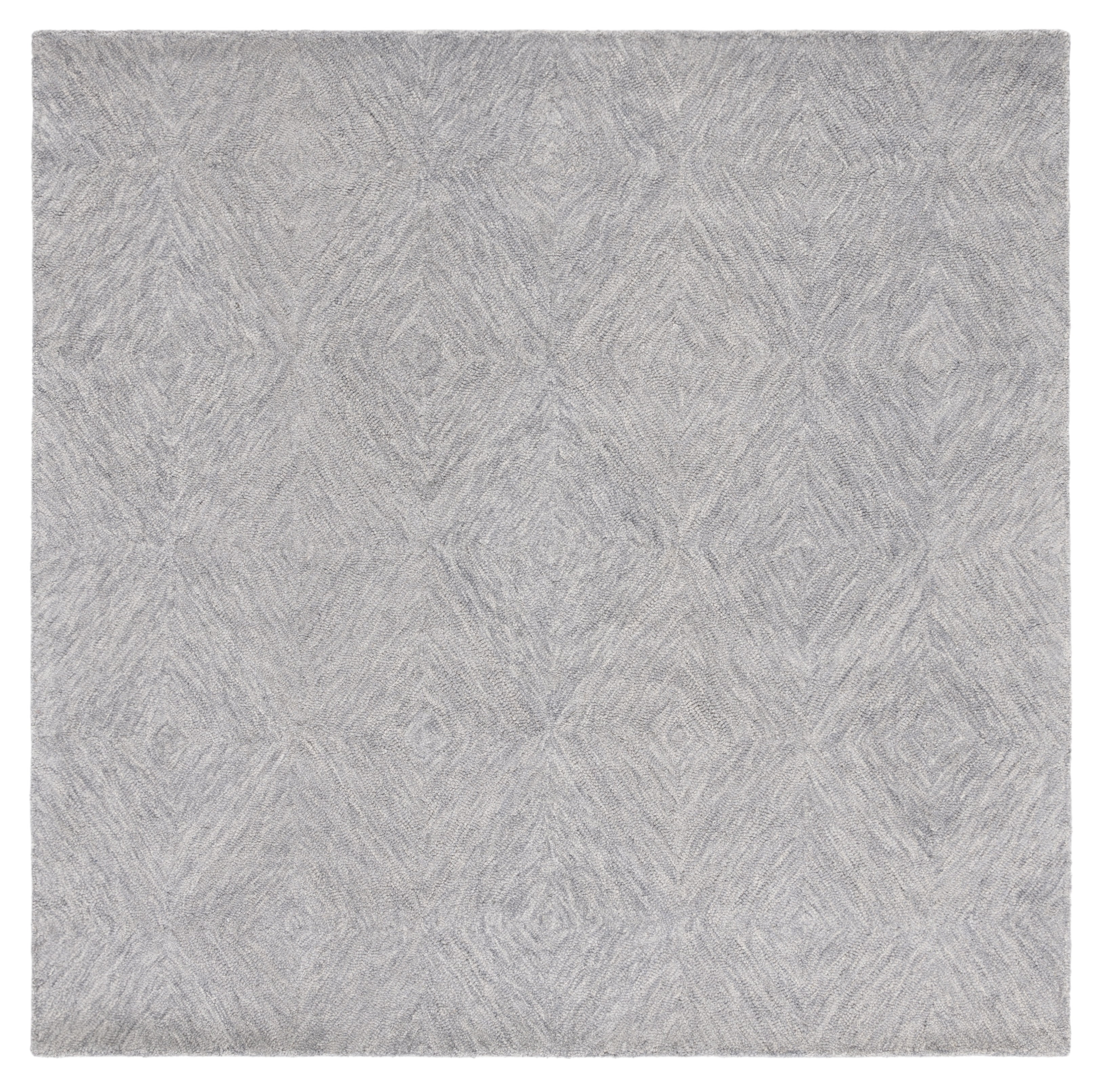 SAFAVIEH Metro Avalon Diamond Area Rug, Grey, 6' x 6' Square