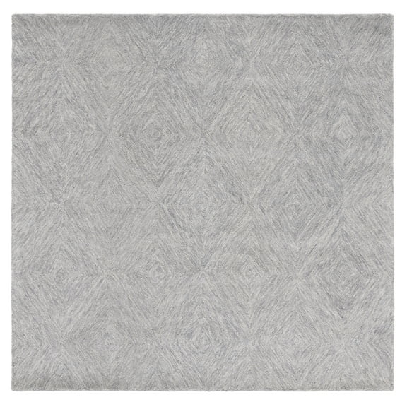 SAFAVIEH Metro Avalon Diamond Area Rug, Grey, 6' x 6' Square