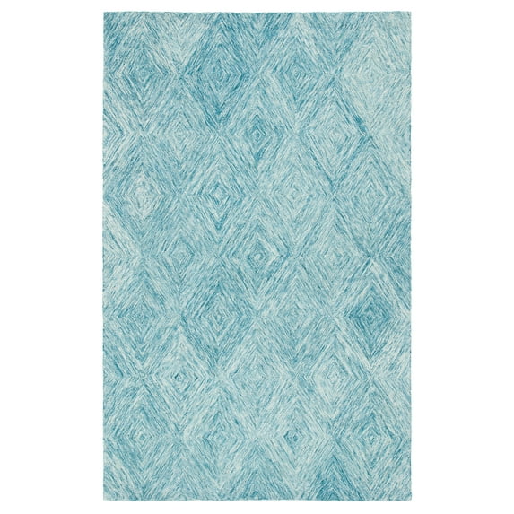 SAFAVIEH Metro Avalon Diamond Area Rug, Light Blue, 4' x 6'