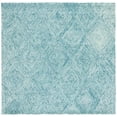 thumbnail image 1 of SAFAVIEH Metro Avalon Diamond Area Rug, Light Blue, 6' x 6' Square, 1 of 8