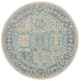 thumbnail image 1 of SAFAVIEH Metro Azalea Medallion Area Rug, Teal/Blue, 6' x 6' Round, 1 of 10