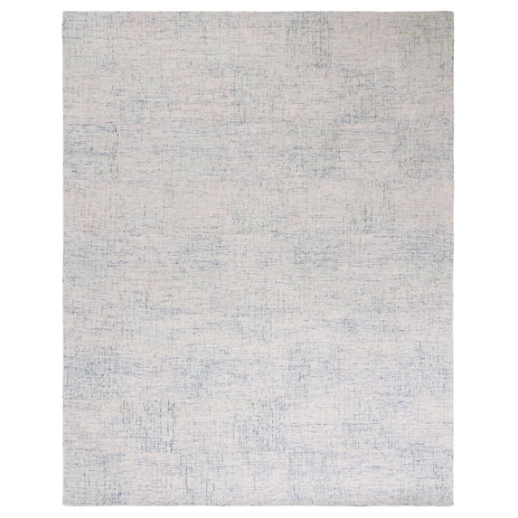 SAFAVIEH Metro Barnes Distressed Area Rug, Blue/Ivory, 4' x 6'