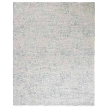 SAFAVIEH Metro Barnes Distressed Area Rug, Blue/Ivory, 8' x 10'