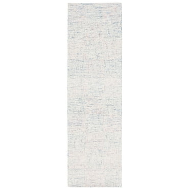 SAFAVIEH Metro Barnes Distressed Runner Rug, Blue/Ivory, 2'3" x 8'