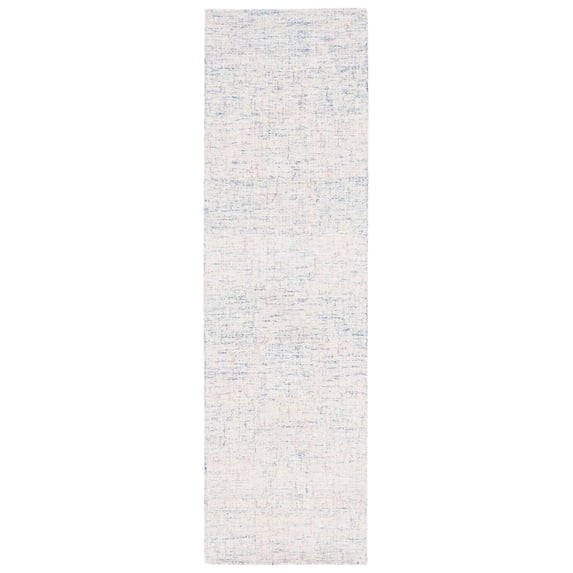 SAFAVIEH Metro Barnes Distressed Runner Rug, Blue/Ivory, 2'3" x 8'