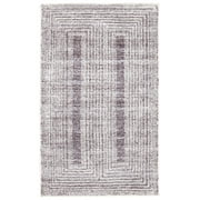SAFAVIEH Metro Bayon Bordered Area Rug, Grey/Ivory, 3 x 5