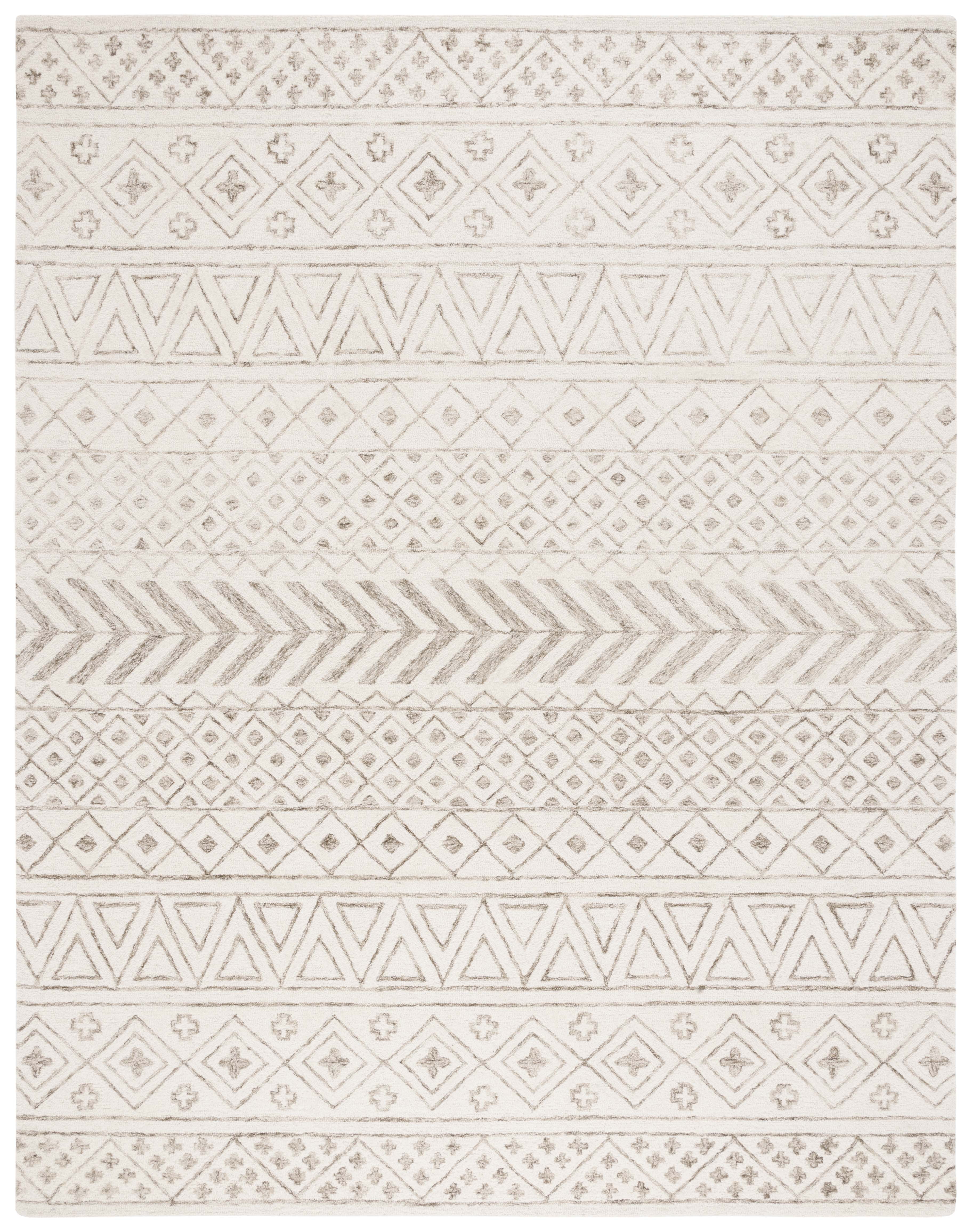 SAFAVIEH Metro Beaumont Southwestern Area Rug, Ivory/Sage, 8' x 10'
