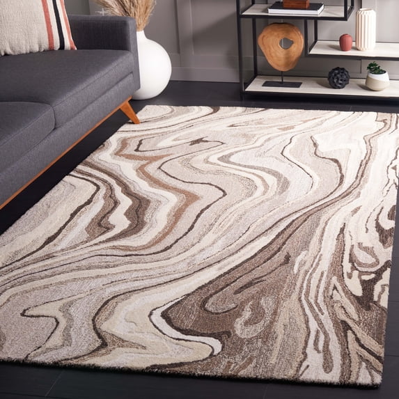 Safavieh Metro Bedelia Abstract Area Rug, Brown/Ivory, 5' x 8'