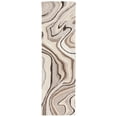 thumbnail image 1 of SAFAVIEH Metro Bedelia Wavy Marble Runner Rug, Brown/Ivory, 2'3" x 8', 1 of 6