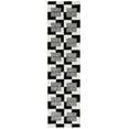 thumbnail image 1 of SAFAVIEH Metro Bertrand Geometric Runner Rug, Black/Ivory, 2'3" x 9', 1 of 7