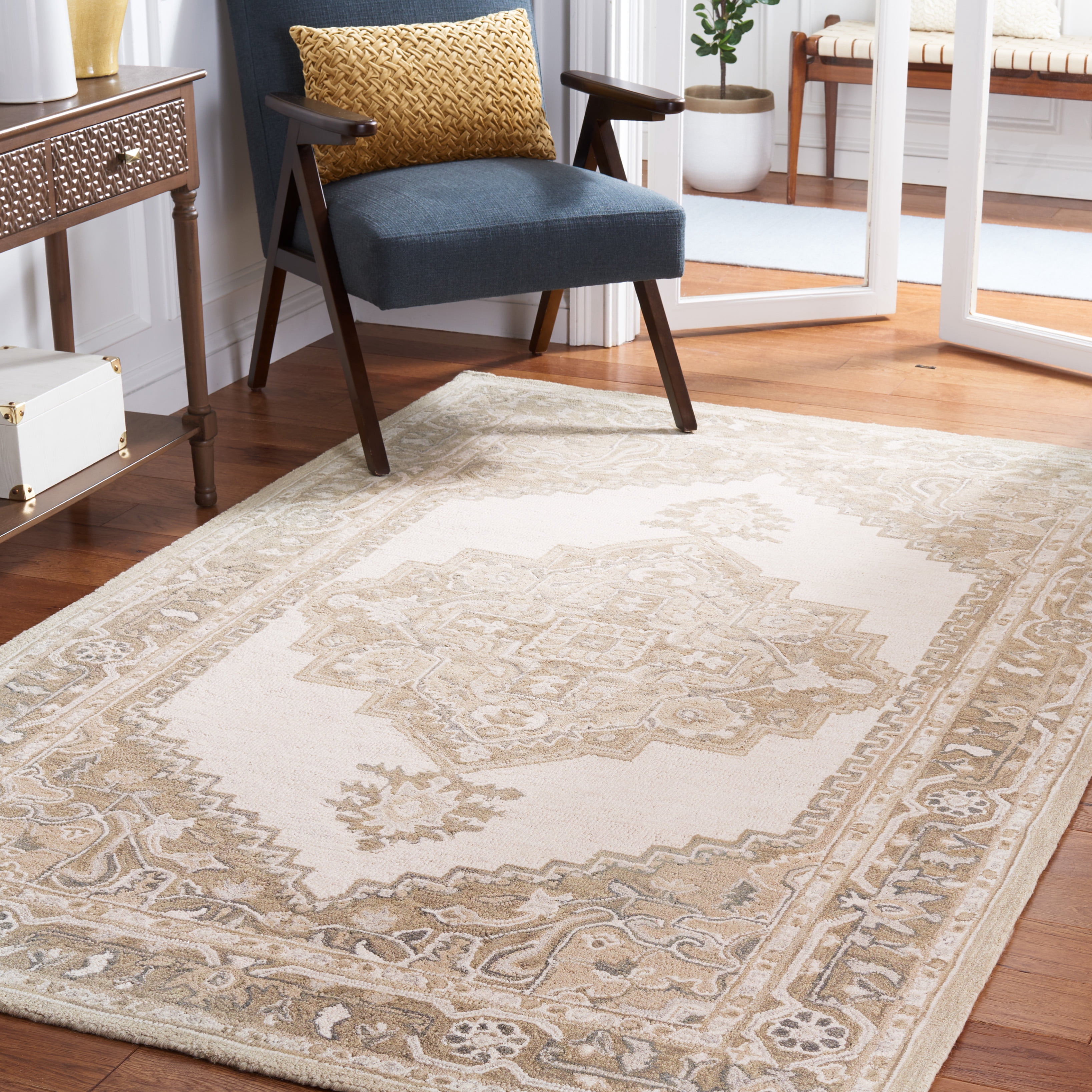 Safavieh Metro Bevis Medallion Area Rug, Ivory/Beige, 3' x 5'