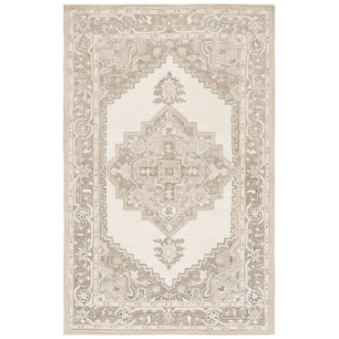 SAFAVIEH Metro Bevis Medallion Area Rug, Ivory/Beige, 8' x 10'