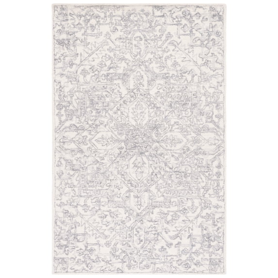 SAFAVIEH Metro Boniface Distressed Area Rug, Beige/Grey, 5' x 8'