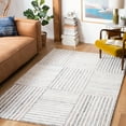 thumbnail image 1 of Safavieh Metro Brenton Geometric Striped Area Rug, Red/Ivory, 4' x 6', 1 of 11