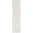 thumbnail image 1 of SAFAVIEH Metro Brenton Geometric Striped Runner Rug, Red/Ivory, 2'3" x 9', 1 of 8
