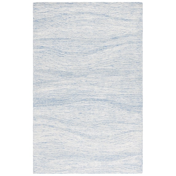 SAFAVIEH Metro Bridget Abstract Area Rug, Blue/Ivory, 6' x 9'