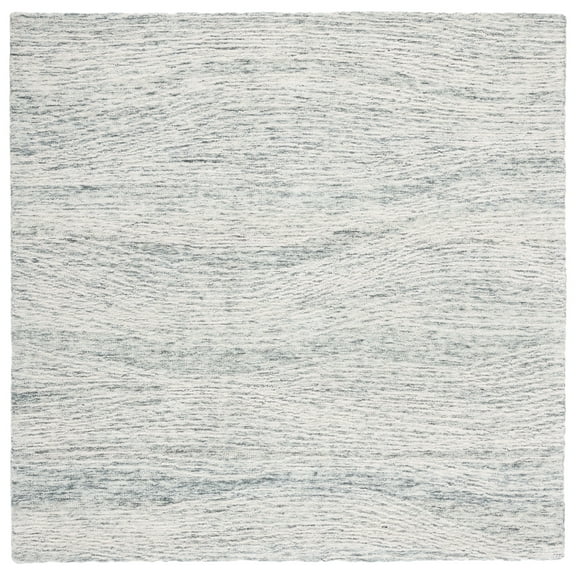 SAFAVIEH Metro Bridget Abstract Area Rug, Dark Grey/Ivory, 6' x 6' Square