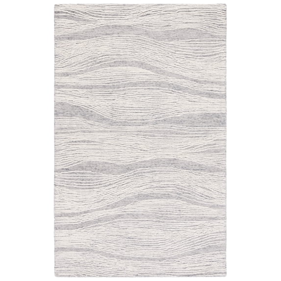 SAFAVIEH Metro Bridget Abstract Area Rug, Grey/Ivory, 5' x 8'