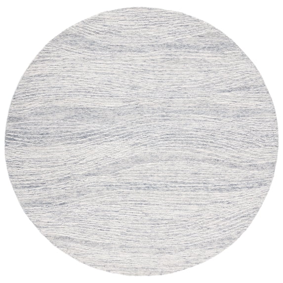 SAFAVIEH Metro Bridget Abstract Area Rug, Grey/Ivory, 6' x 6' Round