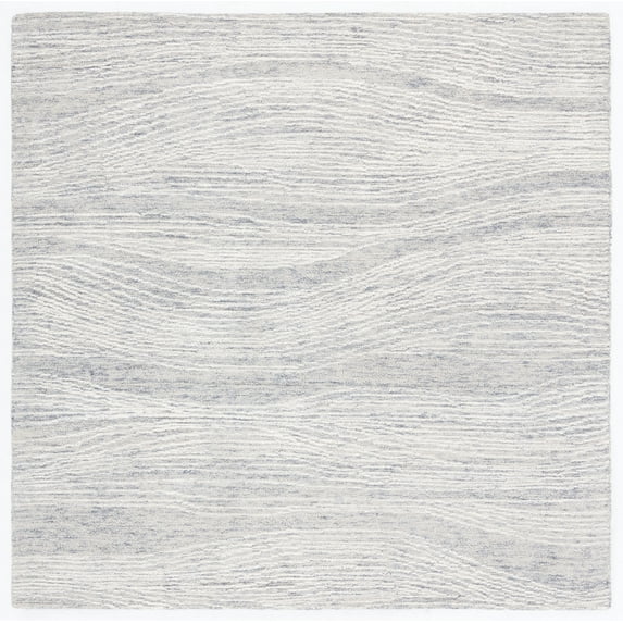 SAFAVIEH Metro Bridget Abstract Area Rug, Grey/Ivory, 6' x 6' Square