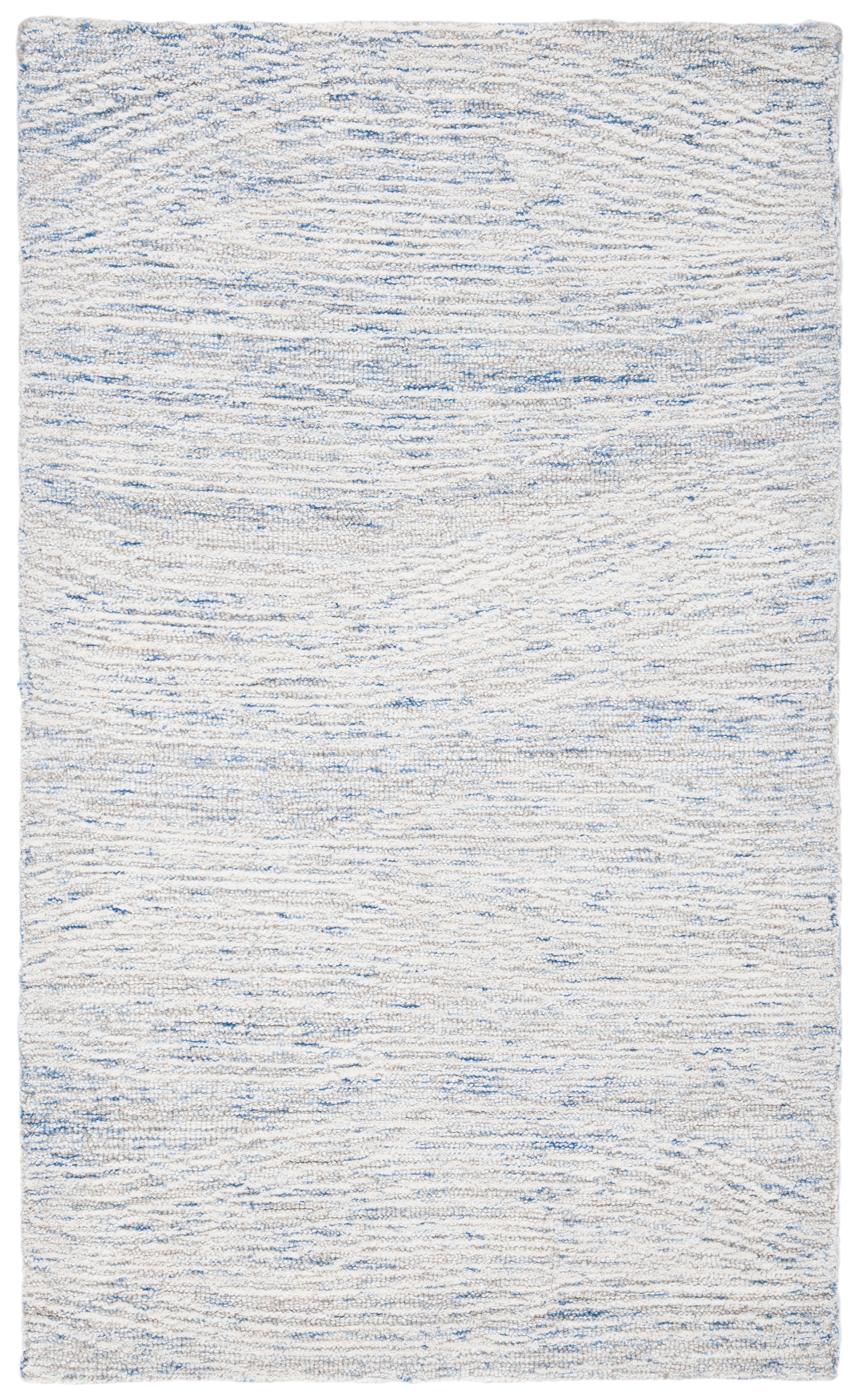 SAFAVIEH Metro Bridget Abstract Area Rug, Light Blue/Ivory, 4' x 6'