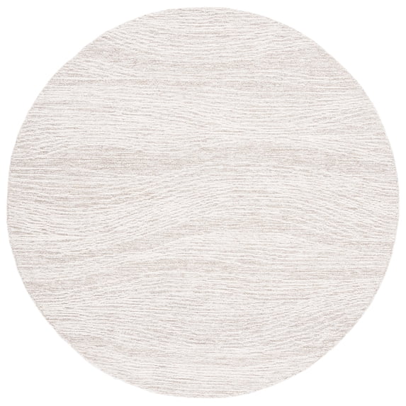 SAFAVIEH Metro Bridget Abstract Area Rug, Natural/Ivory, 4' x 4' Round