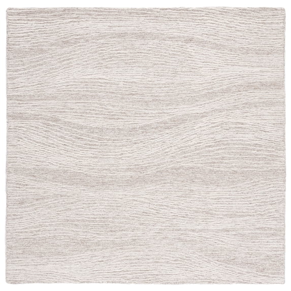 SAFAVIEH Metro Bridget Abstract Area Rug, Natural/Ivory, 6' x 6' Square