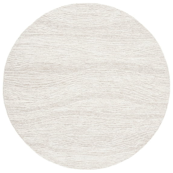 SAFAVIEH Metro Bridget Abstract Area Rug, Natural/Ivory, 8' x 8' Round