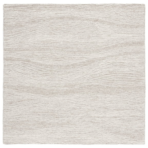 SAFAVIEH Metro Bridget Abstract Area Rug, Natural/Ivory, 8' x 8' Square