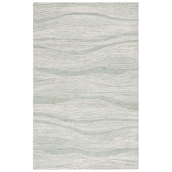 SAFAVIEH Metro Bridget Abstract Area Rug, Sage/Ivory, 8' x 10'