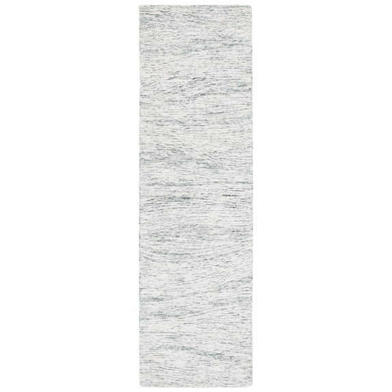 SAFAVIEH Metro Bridget Abstract Runner Rug, Dark Grey/Ivory, 2'3" x 10'