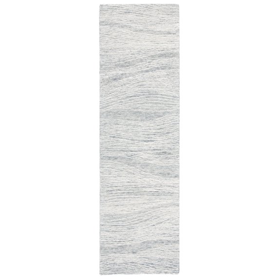 SAFAVIEH Metro Bridget Abstract Runner Rug, Grey/Ivory, 2'3" x 10'