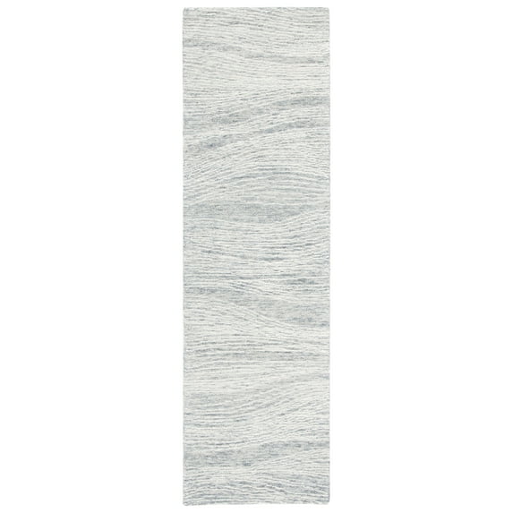 SAFAVIEH Metro Bridget Abstract Runner Rug, Grey/Ivory, 2'3" x 12'