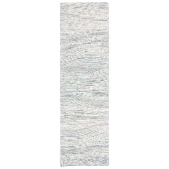 SAFAVIEH Metro Bridget Abstract Runner Rug, Grey/Ivory, 2'3" x 14'