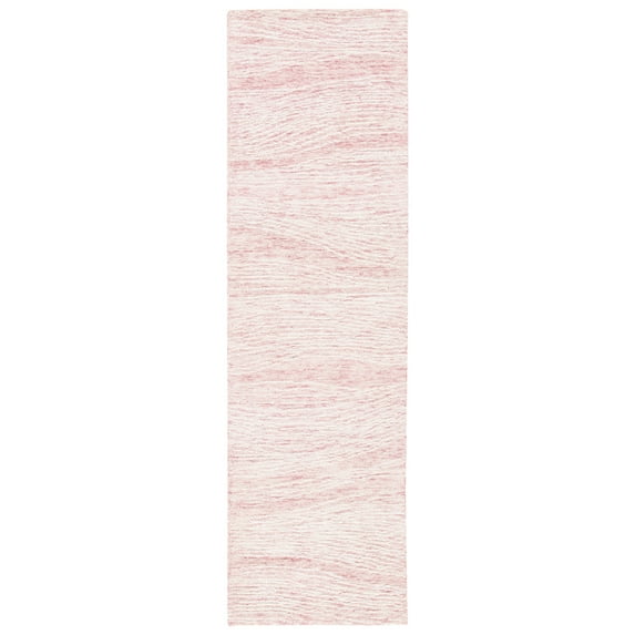 SAFAVIEH Metro Bridget Abstract Runner Rug, Pink/Ivory, 2'3" x 8'