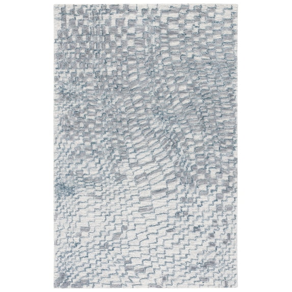 SAFAVIEH Metro Brittania Abstract Area Rug, Grey/Ivory, 8' x 10'