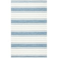 thumbnail image 1 of SAFAVIEH Metro Bruno Striped Area Rug, Blue/Ivory, 4' x 6', 1 of 9