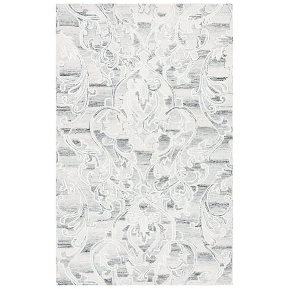 SAFAVIEH Metro Carleen Abstract Area Rug, Grey/Ivory, 8' x 10'