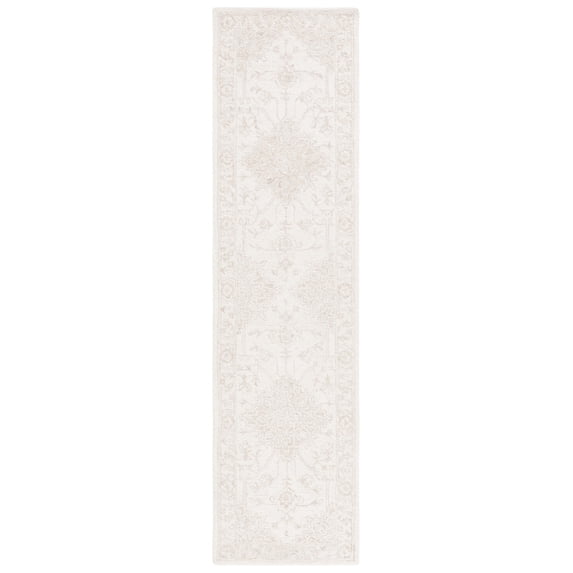 SAFAVIEH Metro Carrissa Medallion Runner Rug, Beige/Ivory, 2'3" x 5'