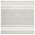 thumbnail image 1 of SAFAVIEH Metro Caylee Striped Area Rug, Sage/Ivory, 6' x 6' Square, 1 of 8