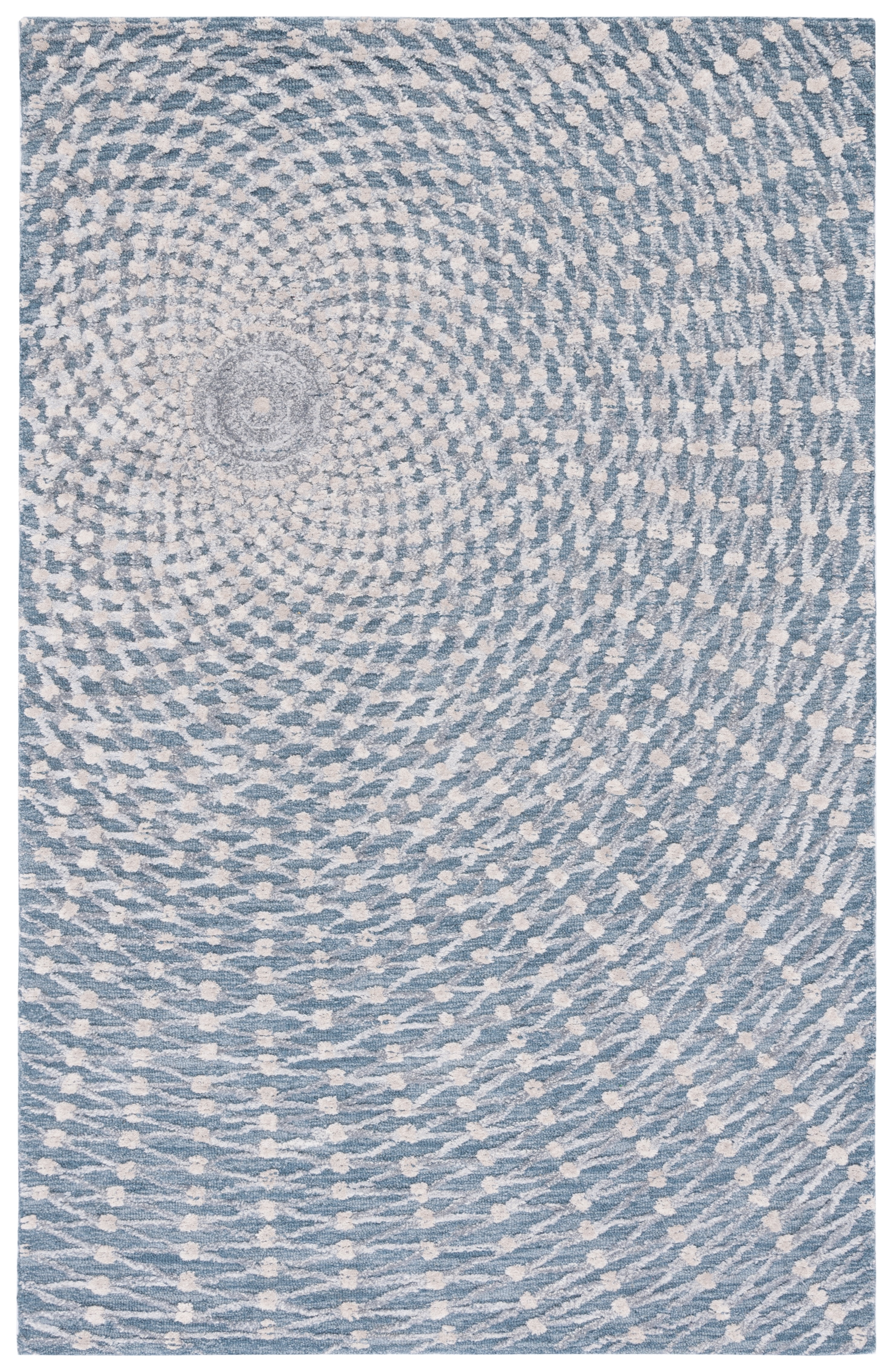 SAFAVIEH Metro Claude Geometric Area Rug, Grey/Beige, 8' x 10'