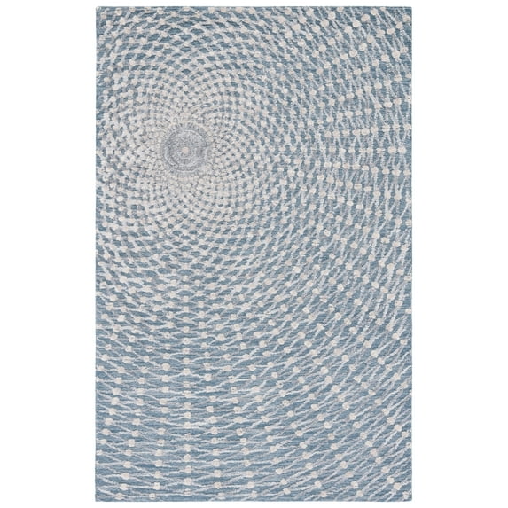 SAFAVIEH Metro Claude Geometric Area Rug, Grey/Beige, 8' x 10'