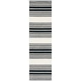 thumbnail image 1 of SAFAVIEH Metro Cletus Striped Runner Rug, Ivory/Black, 2'3" x 8', 1 of 8