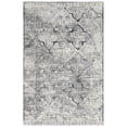 thumbnail image 1 of SAFAVIEH Metro Clover Geometric Area Rug, Black/Ivory, 3' x 5', 1 of 8