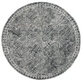 thumbnail image 1 of SAFAVIEH Metro Clover Geometric Area Rug, Black/Ivory, 6' x 6' Round, 1 of 8
