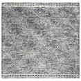 thumbnail image 1 of SAFAVIEH Metro Clover Geometric Area Rug, Black/Ivory, 6' x 6' Square, 1 of 8